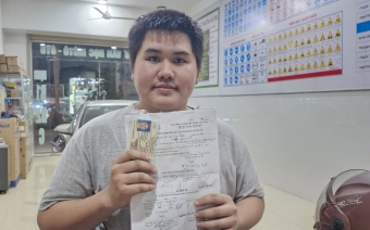 Thành đã có bằng lái