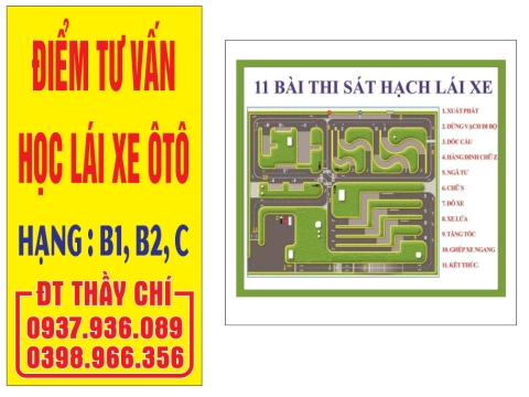 11 BÀI THI SÁT HẠCH LÁI XE